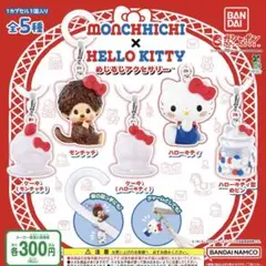 モンチッチ×ハローキティ めじるしアクセサリー 全5種セット