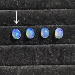 オパール ペンダントトップ ① 8×6mm オーバル ローズカット カボション