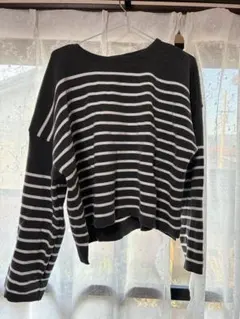 SOLAMONAT ストライプ 長袖ニット