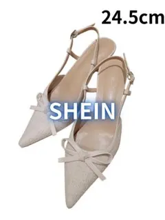 SHEIN ポインテッドトゥ ミュール 24.5cm パンプス