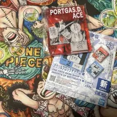 ONE PIECE BASE SHOP くじ アクリルブロックチャーム　エース