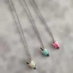 タピオカモチーフ ネックレス 3点セット