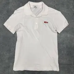 ▪️LACOSTE ▪️ホワイト ポロシャツ 国旗 カナダのサムネイル