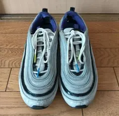 ナイキ エアマックス97 ホワイト/グレー/ブラック/パープル　27センチ