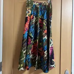 KENZO フローラルプリント ロングスカート ヴィンテージのサムネイル