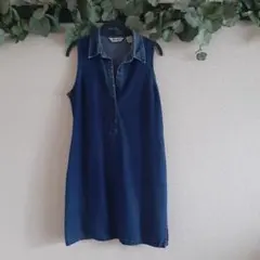 エディ・バウアー　デニムジャンパースカート