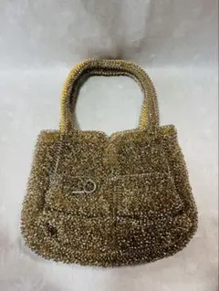 ANTE PRIMAゴールド ビーズ バッグ ANTEPRIMA ビーズバッグ ゴールド