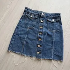 ZARA デニム ミニスカート XS