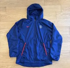 NIKE　ナイキ　パリサンジェルマン　ナイロンフーディ　sizeS　ネイビー