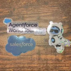 Agentforce World Tour & Salesforce ステッカー
