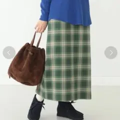 ビームス ボーイ　チェックストレート スカート　BEAMS BOY 新品未使用のサムネイル