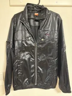 PUMA 黒 ナイロンジャケット