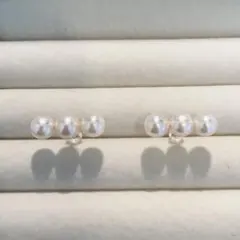 あや様　18k金具　照り艶◎あこや真珠　ピアス