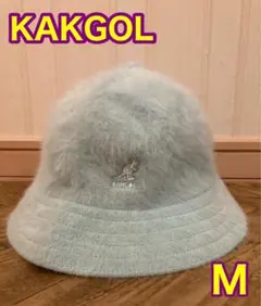 【美品】カンゴール　KANGOL ファーゴラカジュアルバケットハット　水色