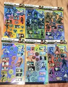 ベイブレードX ホログラムシール　全6種コンプ