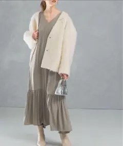 新品未使用タグ付★URBAN RESEARCH ROSSO ロングギャザーワンピ