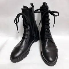 ☆極美品☆【ダイアナ】サイドゴアブーツ (22.5) サイドジップ　レースアップ