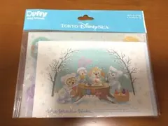 ダッフィーフレンズ クリアホルダー ホワイトウィンタータイムワンダーズ新品未使用