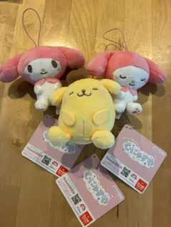 マイメロディ・ポムポムプリンぬいぐるみセット