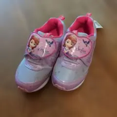 訳あり　プリンセスソフィア スニーカー ピンク/グレー