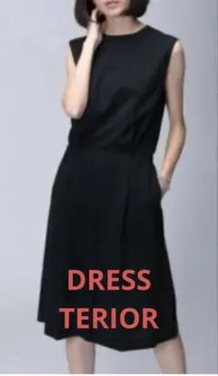 DRESSTERIOR ネイビー ノースリーブ サロペット