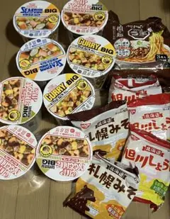 ラーメン詰め合わせ カップヌードル ラ王 ラーメン屋さん ピザポテトのサムネイル