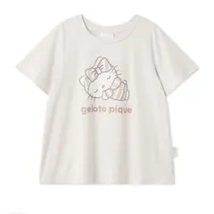 gelato pique サンリオハウス ワンポイントTシャツ キティ ネイビー
