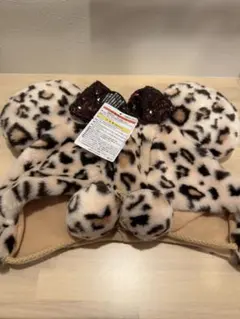 ディズニー　ヒョウ柄　ファンキャップ