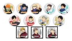 ハイキュー‼︎ 朝　トレーディング缶バッジ　宮侑　宮治　北信介　3個　稲荷崎　新品