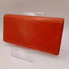 COACH コーチ 長財布 シグネチャー レザー ウォレット ブラウン