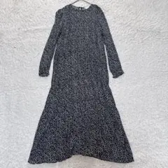 【定価¥13,200】スローブイエナ花柄　シャーリングワンピース
