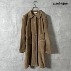フランス製 Paul & JOE 茶 コーデュロイ コート N154のサムネイル