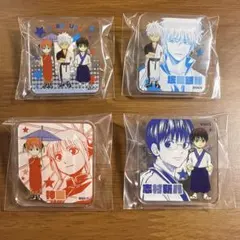 銀魂　大銀魂展　アクリルバッジ　坂田銀時　神楽　新八　シークレット　缶バッジ