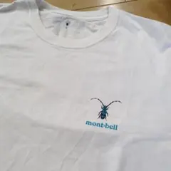 mont-bell 昆虫デザイン Tシャツ ホワイト