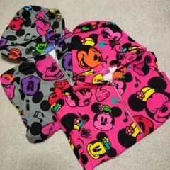 新品未使用ディズニーミッキー ミニー パーカー 2点セット