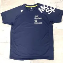 DESCENTE MoveSport Tシャツ ネイビー Oサイズ