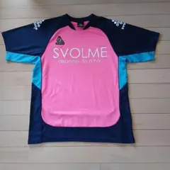 SVOLME 半袖スポーツウェア ピンク ネイビー　M