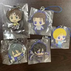 進撃の巨人 エレン ミカサ アルミン ラバーストラップ