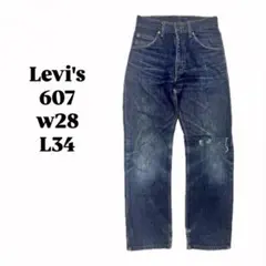 Levis607W28L34デニムジーンズジーパンパンツ古着ヴィンテージ