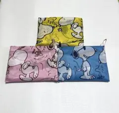 ミックス様専用　大容量　エコバッグ 軽量　　キャラクター　スヌーピー　３点　新品
