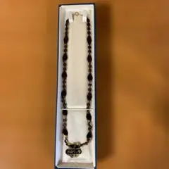 【レトロ】沖縄特産 ベッ甲 ビーズネックレス