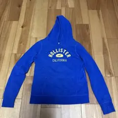 HOLLISTER ホリスター フード付きトレーナー 青