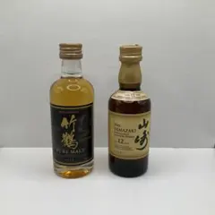 竹鶴 ピュアモルト 50ml・山崎12年 50ml ミニボトル 2本セット - メルカリ
