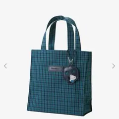 ko様専用　ファミリア　トートバッグ　青チェック小
