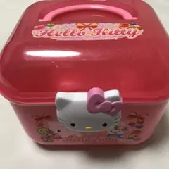 ハローキティ 収納　ボックス　取手付き