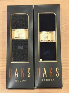 DAKS ソックス 2足セット カシミヤ混