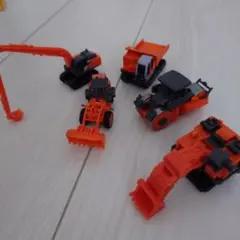 ダイヤペット 重機ミニカー 4台セット 日本製 ヨネザワ 日立 コマツ