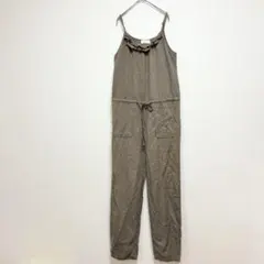 w closet リネンブレンド　オールインワン F 襟フリル　　かわいいのサムネイル