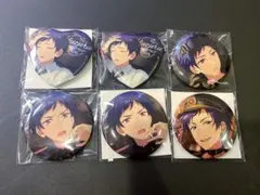 あんスタ 伏見弓弦 心光 テーマスカウト SHUFFLE 缶バッジ6点セット