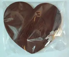 新品　スターバックス　バレンタイン　シリコンコースター　ハート